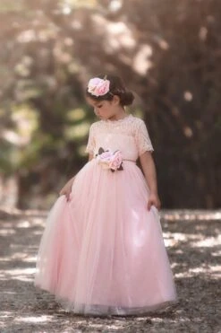 GRACIE GOWN & BELT SET PINK -Trish Scully Dresses Outlet Store Myproject 6