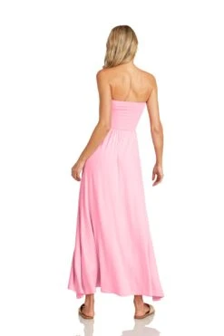 PIPPA MAXI DRESS PINK -Trish Scully Dresses Outlet Store PippaMaxiDressPink 0875 WEB