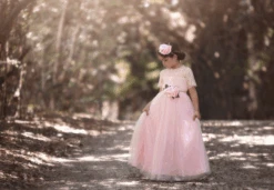 GRACIE GOWN & BELT SET PINK -Trish Scully Dresses Outlet Store ScreenShot2022 06 16at2.43.20PM