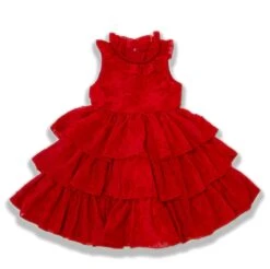 JOELLE DRESS CRIMSON -Trish Scully Dresses Outlet Store TSC10fb 6 copy4