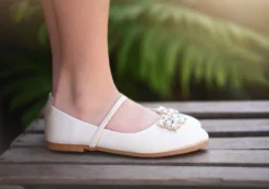 EVERLEE SHOE WHITE -Trish Scully Dresses Outlet Store TSC14fb 3