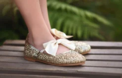 HADLEE SEQUIN SHOE GOLD -Trish Scully Dresses Outlet Store TSC20fb 1