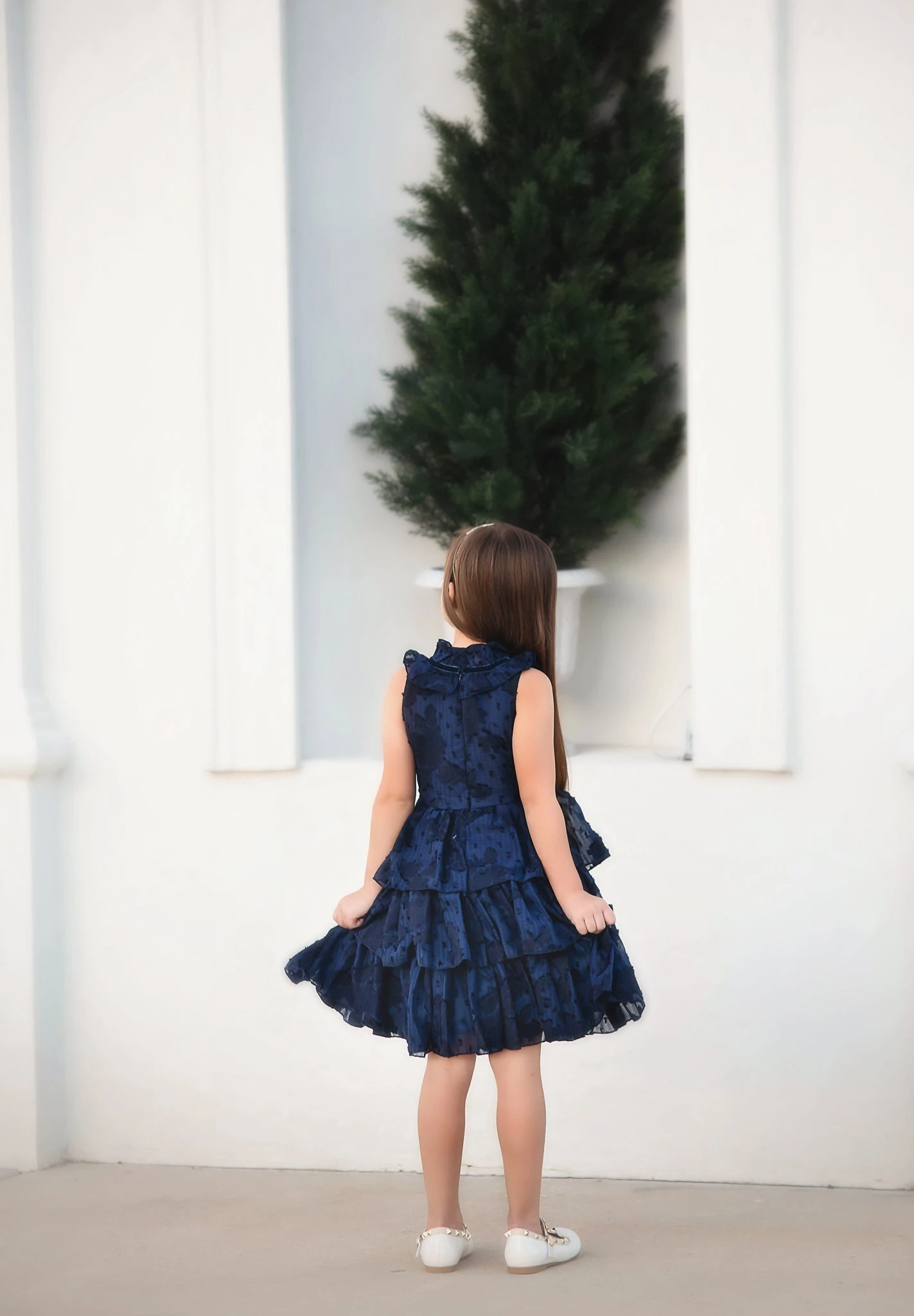 JOELLE DRESS NAVY 4 JOELLE DRESS NAVY - Image 4