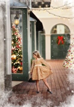 EMMA SEQUIN DRESS GOLD -Trish Scully Dresses Outlet Store TSC26fb