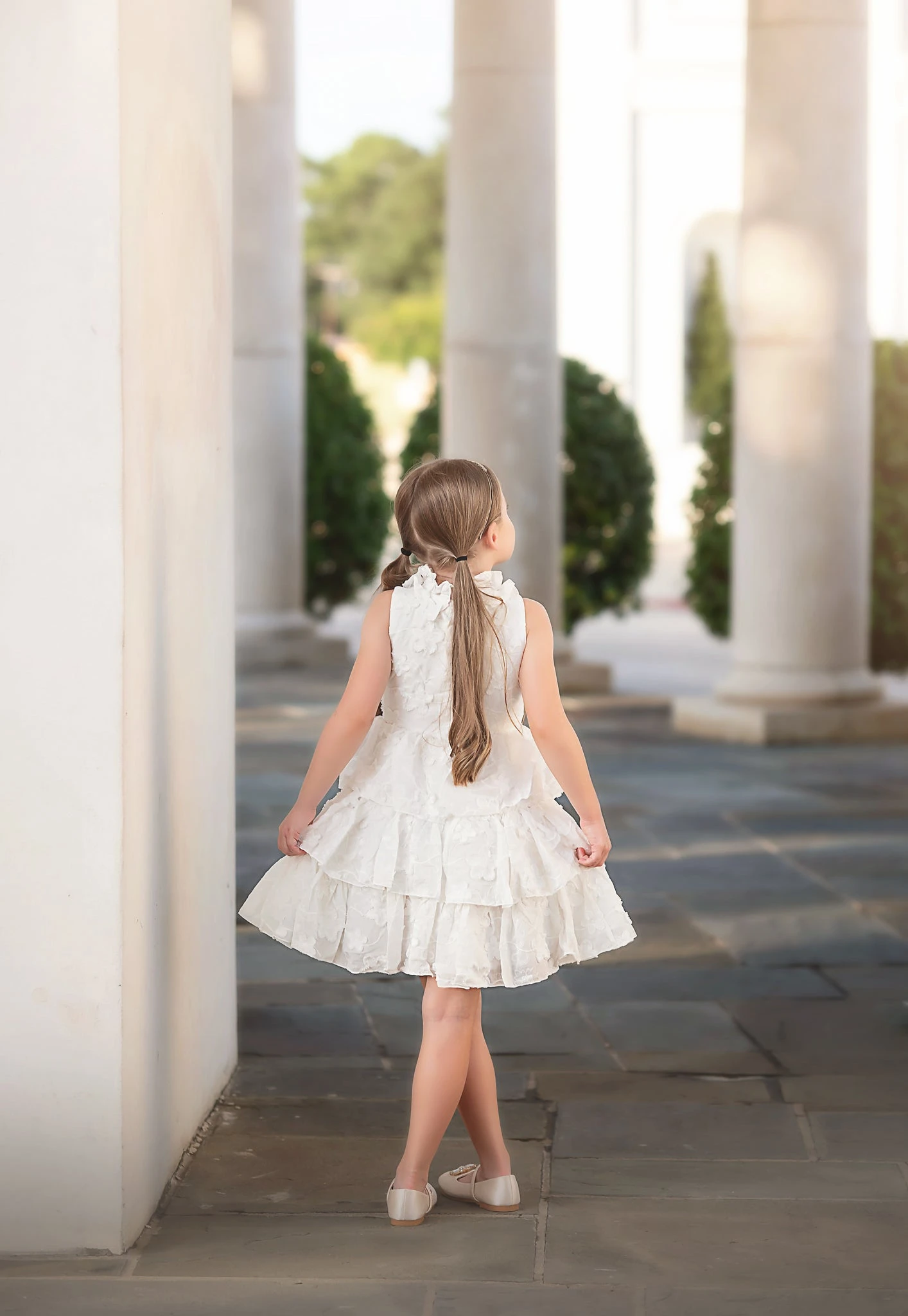 JOELLE DRESS WHITE 3 JOELLE DRESS WHITE - Image 3