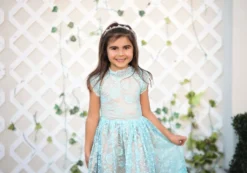 SYLVIE DRESS BLUE -Trish Scully Dresses Outlet Store TSC8fb 3 copy2