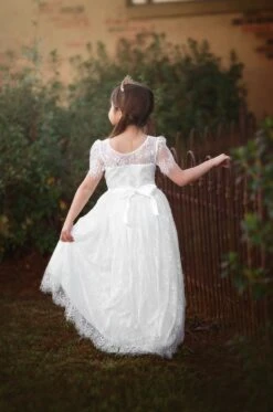 AINSLEY DRESS & BELT SET WHITE -Trish Scully Dresses Outlet Store TSC9fb 10