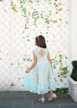 SYLVIE DRESS BLUE -Trish Scully Dresses Outlet Store TSC9fb 2 copy