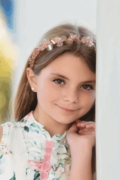 MIRABELLA HEADBAND PEACHY PINK