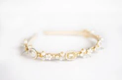 LILI HEADBAND WHITE -Trish Scully Dresses Outlet Store WHITEHB