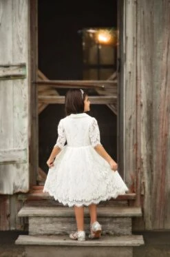 COLLETTE DRESS WHITE -Trish Scully Dresses Outlet Store collettewht3