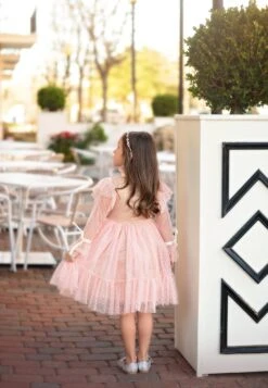 ELLE DRESS PINK -Trish Scully Dresses Outlet Store ellepinkback