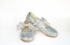 HADLEE SEQUIN SHOE SILVER -Trish Scully Dresses Outlet Store hadleesilv2