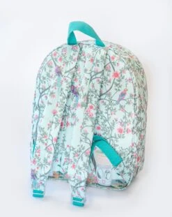 CHINOISERIE BIRDS BACKPACK -Trish Scully Dresses Outlet Store lightbluebackpack2