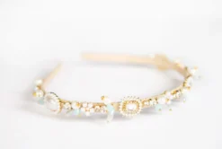 LILI HEADBAND LIGHT BLUE -Trish Scully Dresses Outlet Store lightblueheadband