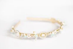 LILI HEADBAND LIGHT BLUE -Trish Scully Dresses Outlet Store lightblueheadband