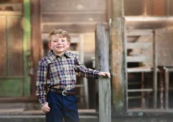 ARCHIE BUTTON DOWN MCLEOD TARTAN -Trish Scully Dresses Outlet Store mcleodtartan2