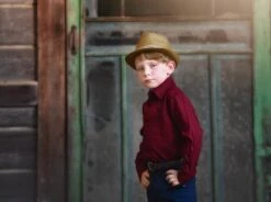 ARCHIE BUTTON DOWN RED & BLACK GINGHAM -Trish Scully Dresses Outlet Store navypantredshirt2