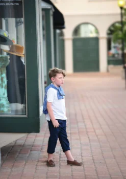 HENRY PANT NAVY -Trish Scully Dresses Outlet Store whitepolonavypants2