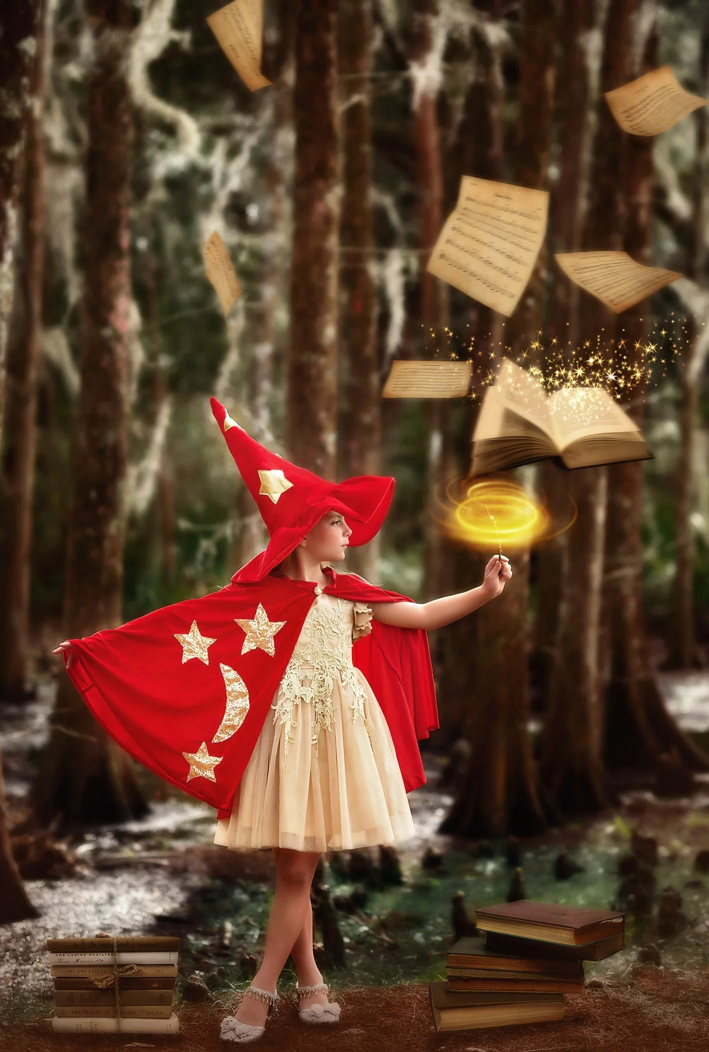 THE WIZARD CAPE AND HAT SET 1 THE WIZARD CAPE AND HAT SET